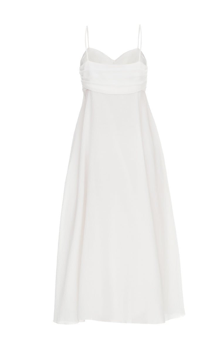 White Cotton Dress — FLOW THE LABEL