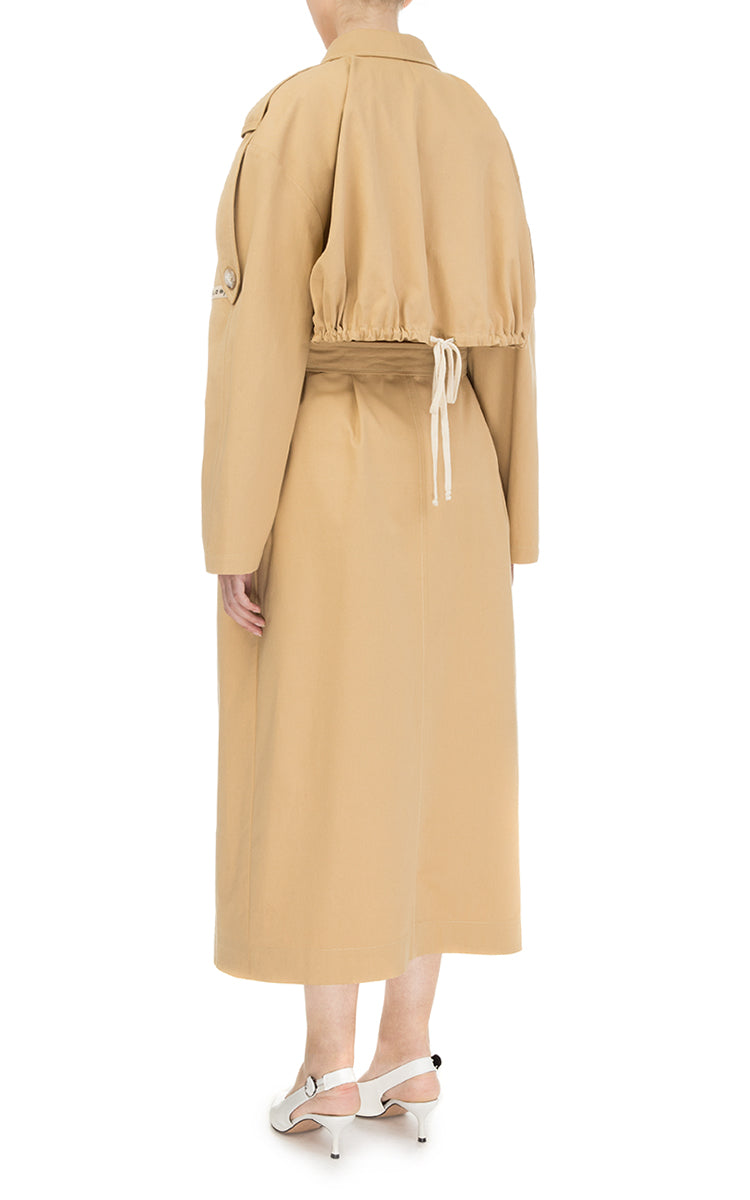 Cotton trench coat