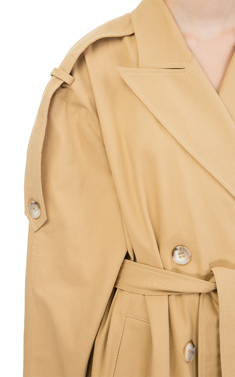 Cotton trench coat